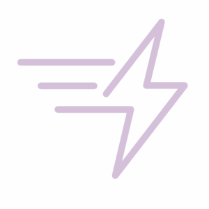 Fast turnaround lightning bolt icon